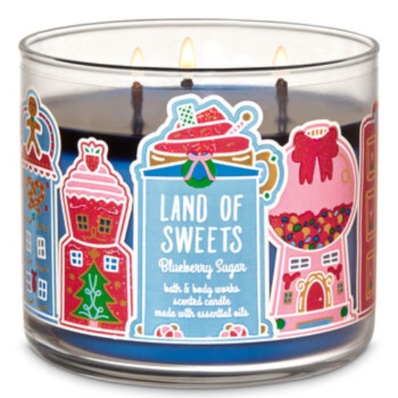 BLUEBERRY SUGAR 3-Wick Candle - Picture 2 of 4